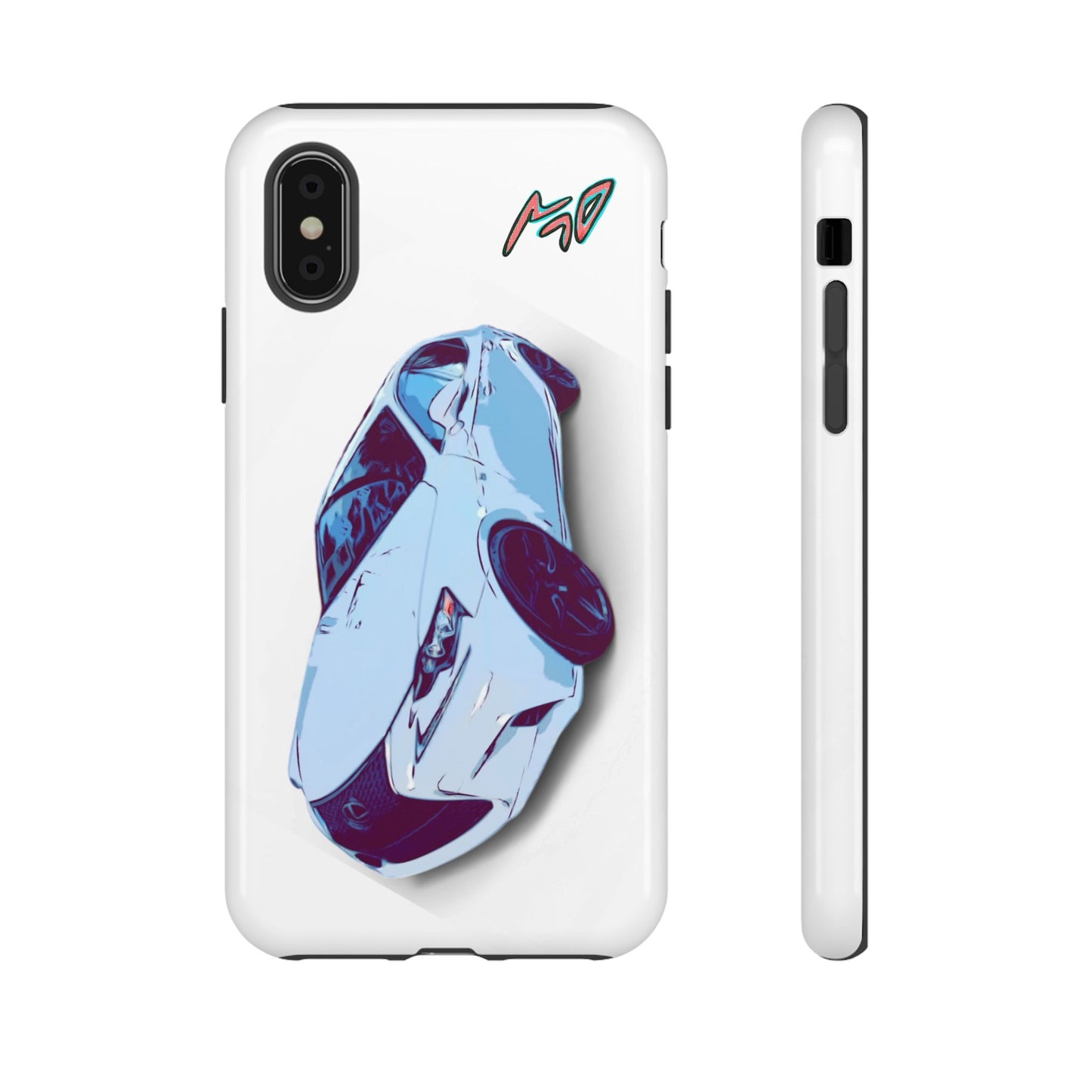 Melvin White Sports Car Phone Case - Retro Pop Art Supercar Protective Tough Case