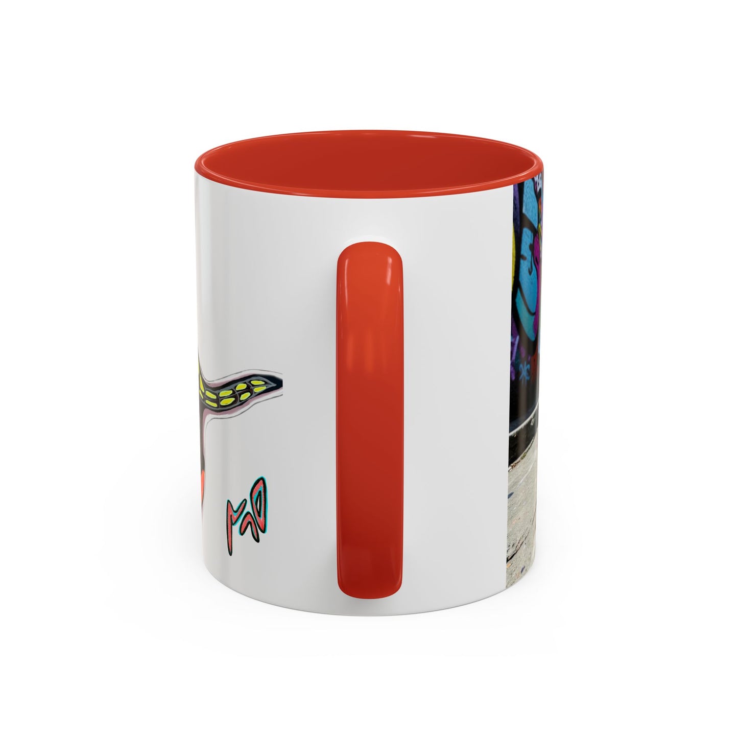 Colorful Pop Art Dog Accent Coffee Mug — Vibrant French Bulldog Design (11/15 oz)