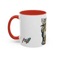 Abstract MOVINCHI Art Coffee Mug — Colorful Cubist Ceramic Accent Mug