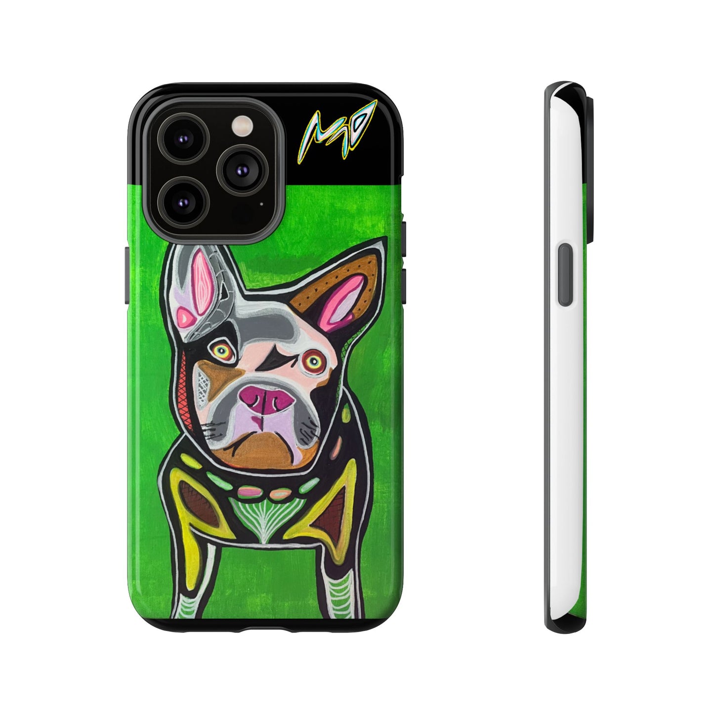 FRENCHIE  Art Phone Case – Colorful Pop Dog iPhone Cover