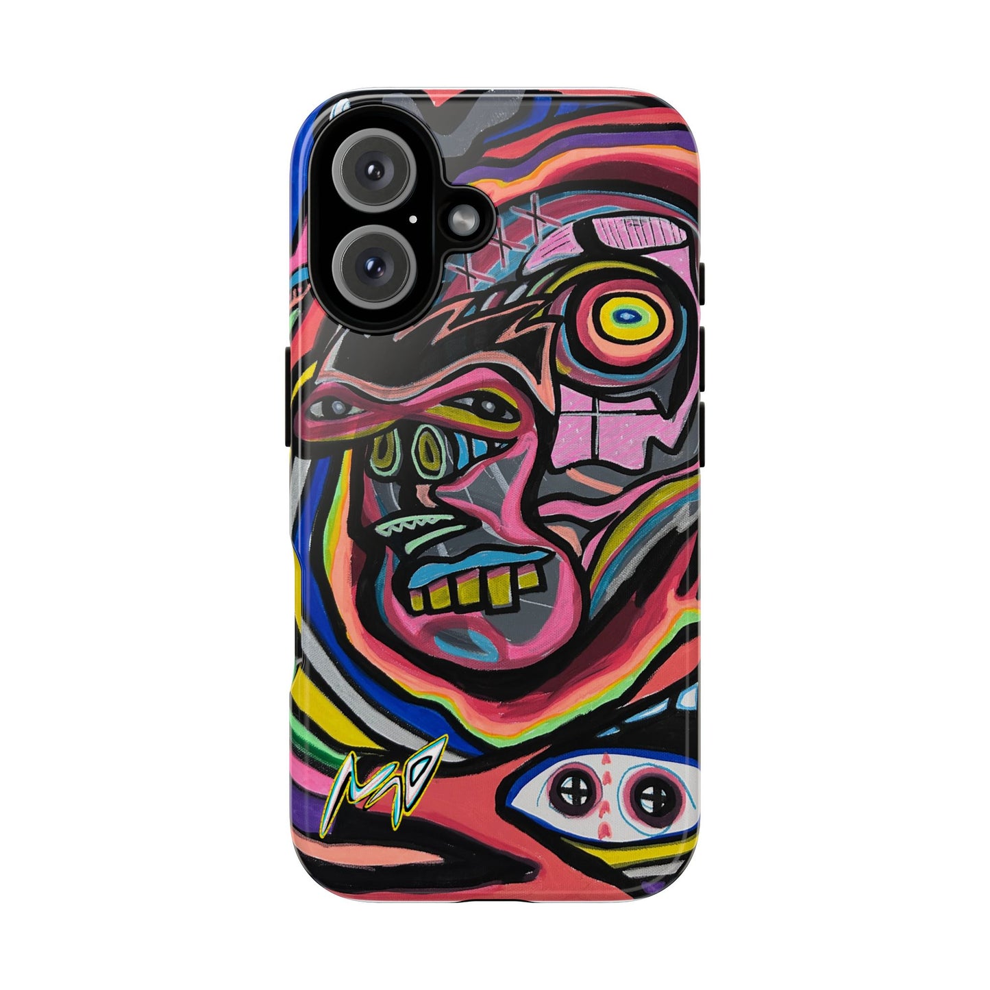 CRAZY Graffiti Phone Case — Colorful Street Art Protective Cover