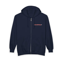 Full-Zip Hoodie with Colorful RYDER Art — Bold Graphic Zip-Up Sweatshirt