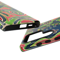 Abstract AFTERLIFE Phone Case — Bold Psychedelic Music Art
