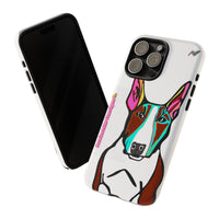 MR Bull Terrier Phone Case — Colorful Pop Art Tough Cases for Dog Lovers