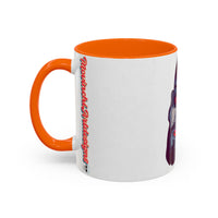 Edgy 3x  Horror Face Accent Coffee Mug (11/15oz) — 'ANAL 3X' Graphic