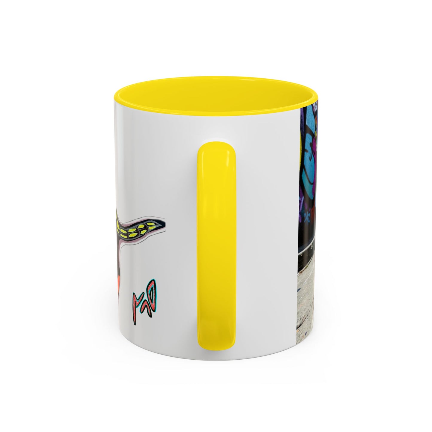 Colorful Pop Art Dog Accent Coffee Mug — Vibrant French Bulldog Design (11/15 oz)