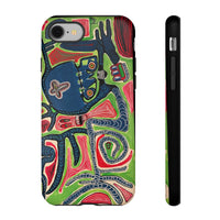 Abstract AFTERLIFE Phone Case — Bold Psychedelic Music Art