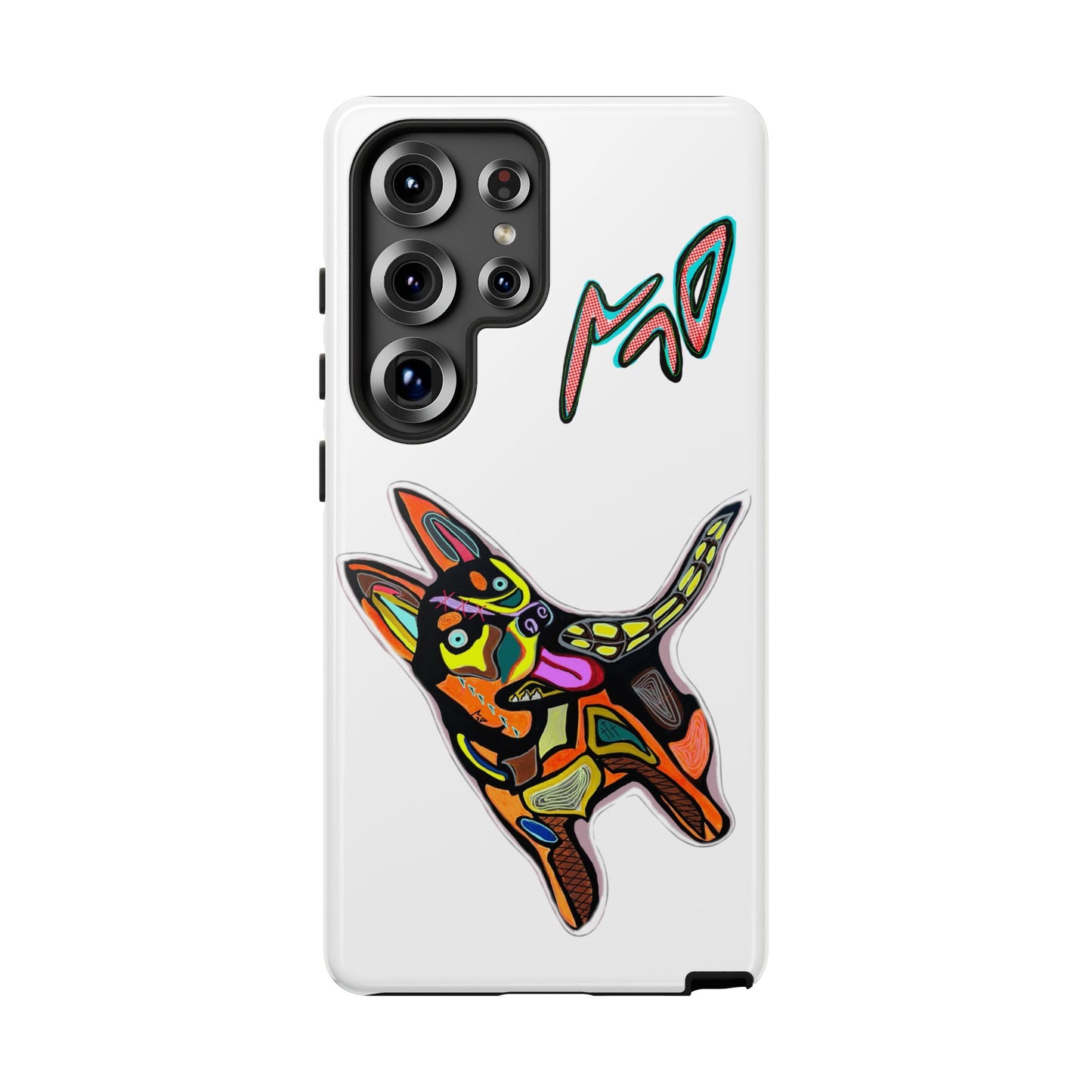 HUSKY  Colorful Abstract Dog Phone Case — 'MAD' Signature Protective Case