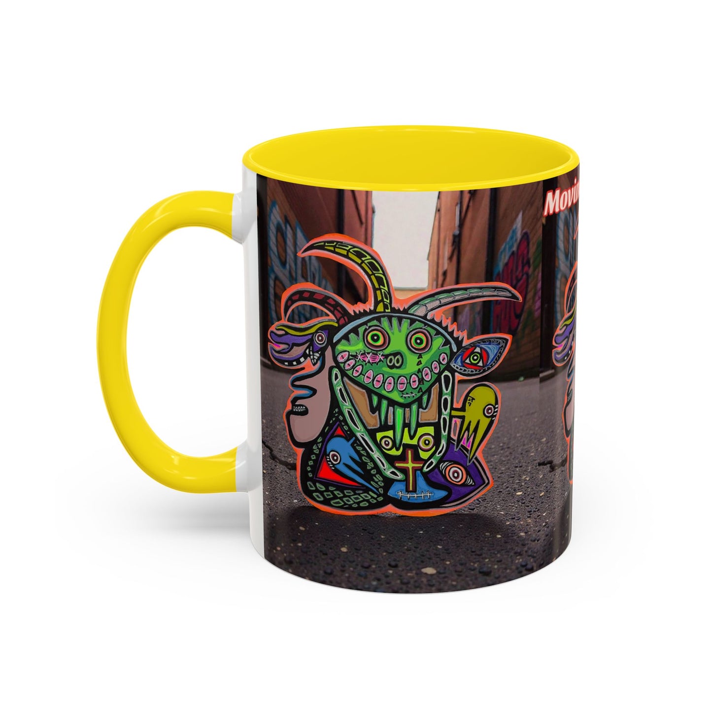 RYDER5.0  Street Art Mug — Colorful Graffiti Character Coffee Cup (11/15oz)