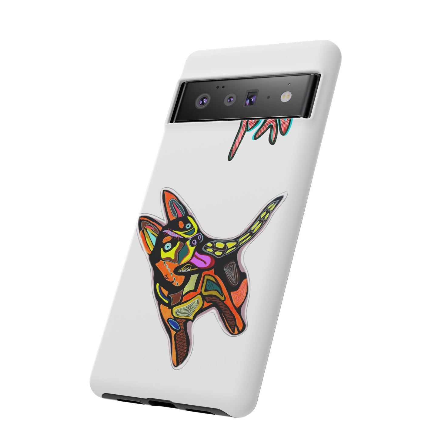 HUSKY  Colorful Abstract Dog Phone Case — 'MAD' Signature Protective Case