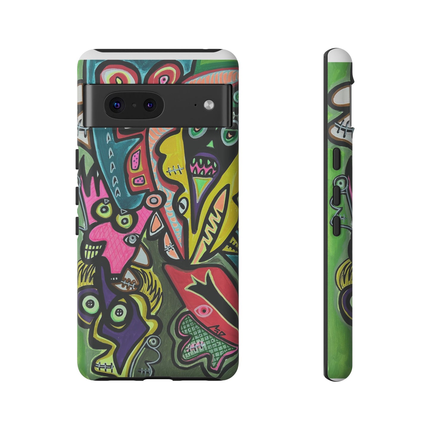 CONCERT  Abstract Graffiti Phone Case — Colorful Street Art Tough Cases