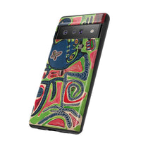 Abstract AFTERLIFE Phone Case — Bold Psychedelic Music Art