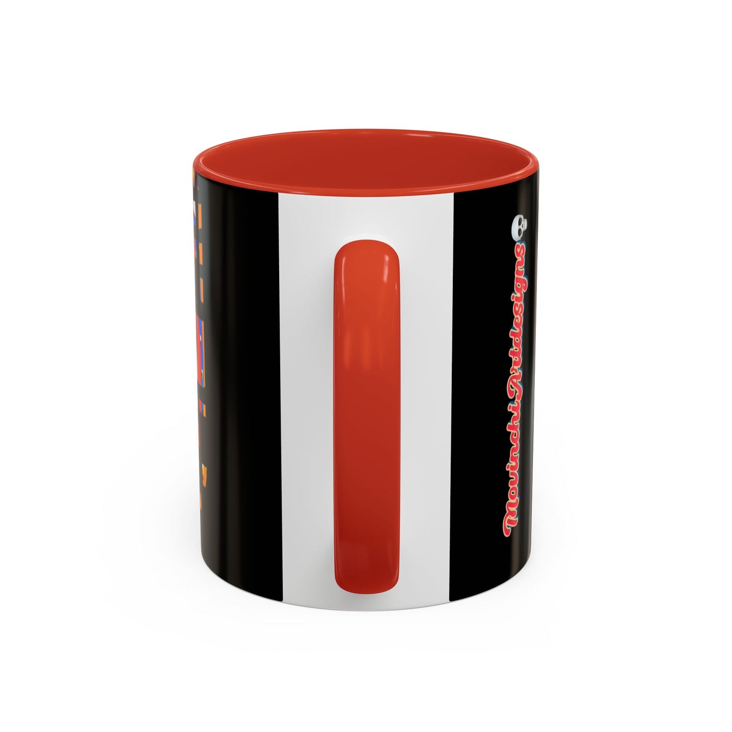 Coffee Mug — Colorful Abstract Cross Accent Ceramic Mug (11/15 oz)