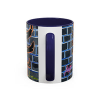 Abstract Street-Art Eye Coffee Mug — Colorful Graffiti Accent Mug (11/15 oz)