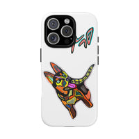 HUSKY  Colorful Abstract Dog Phone Case — 'MAD' Signature Protective Case