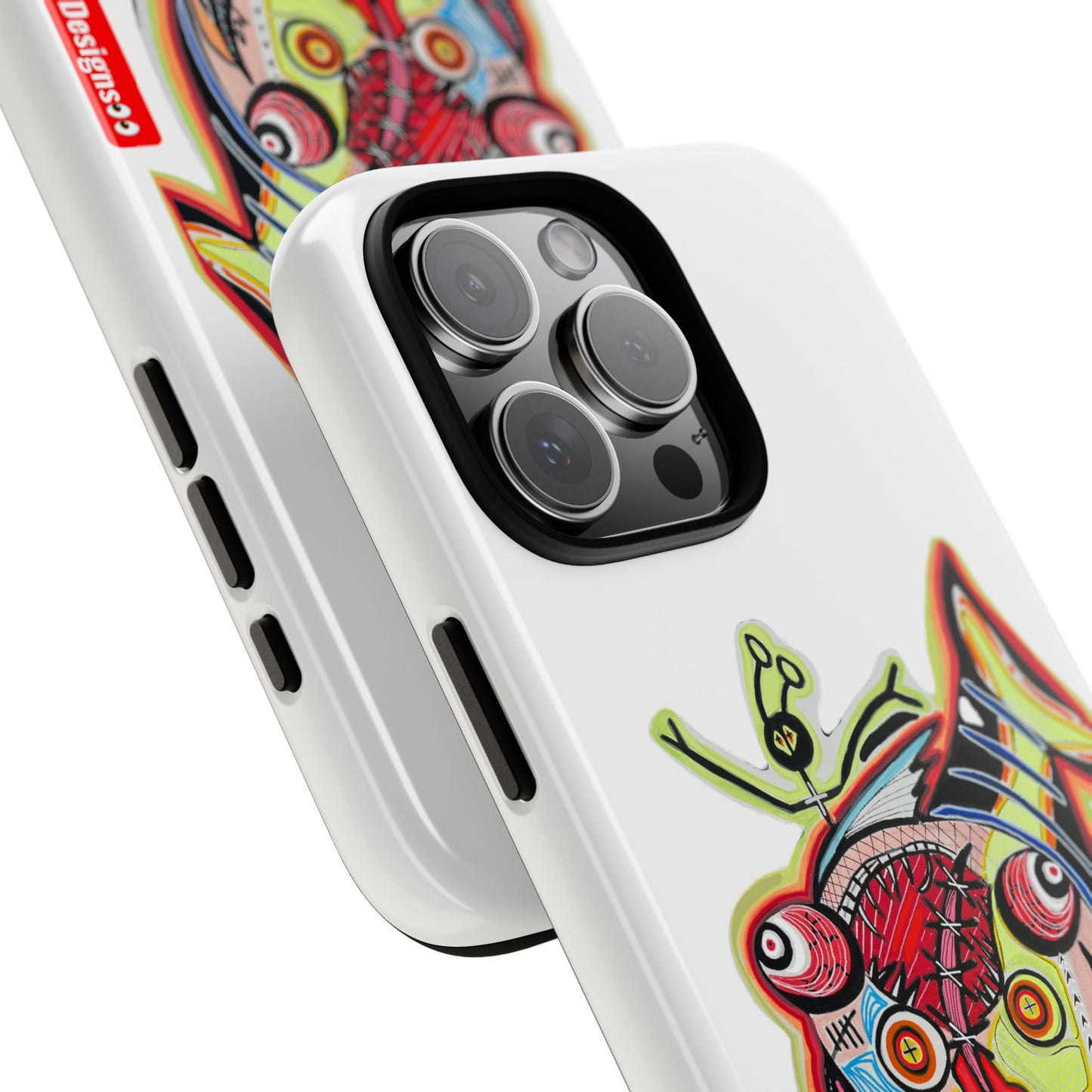 Phone Case — Colorful Abstract PARASITE  Fish Art Tough Cases