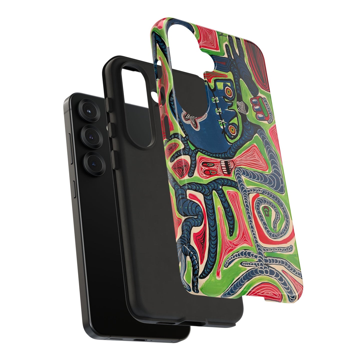 Abstract AFTERLIFE Phone Case — Bold Psychedelic Music Art