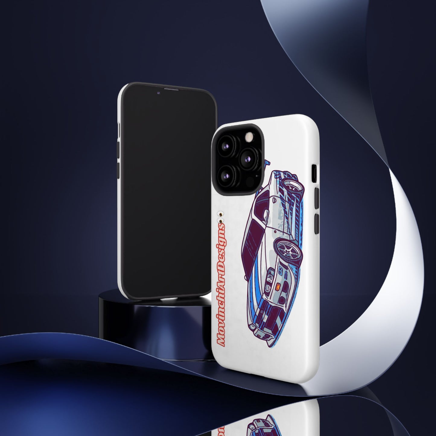 Retro Skyline r34 Phone Case — Vintage Sports Car Graphic
