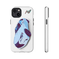 Melvin White Sports Car Phone Case - Retro Pop Art Supercar Protective Tough Case