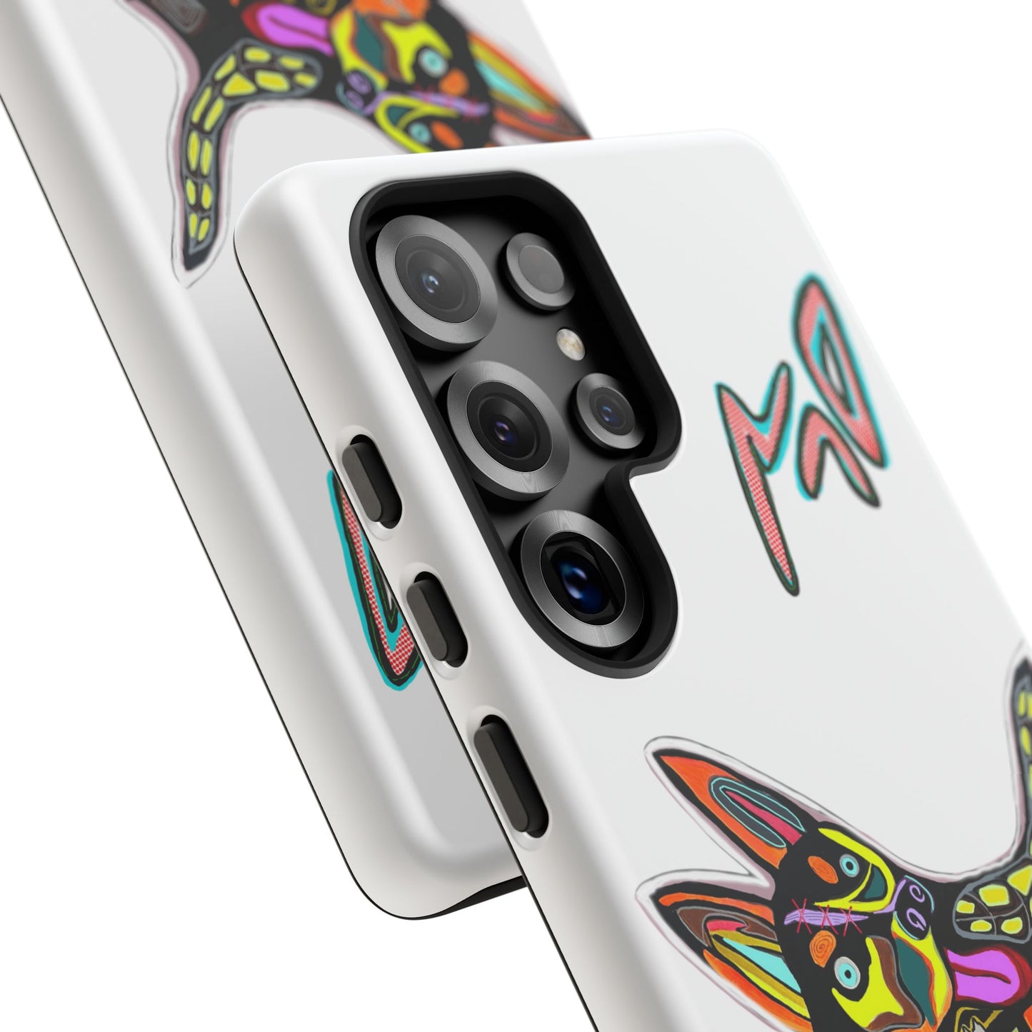 HUSKY  Colorful Abstract Dog Phone Case — 'MAD' Signature Protective Case