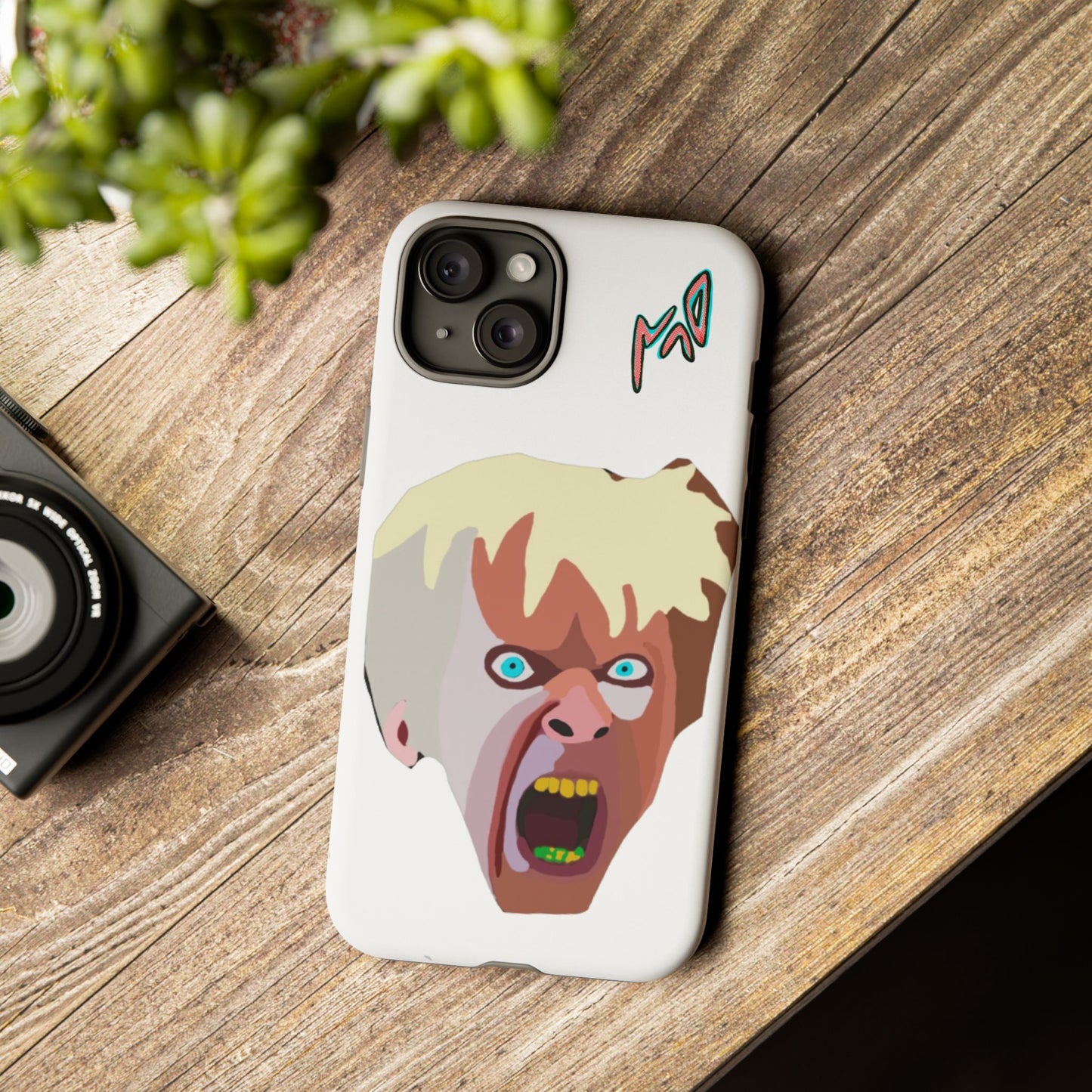 KAREN.  Phone Case — Retro Horror Face Graphic ("Tough Cases")
