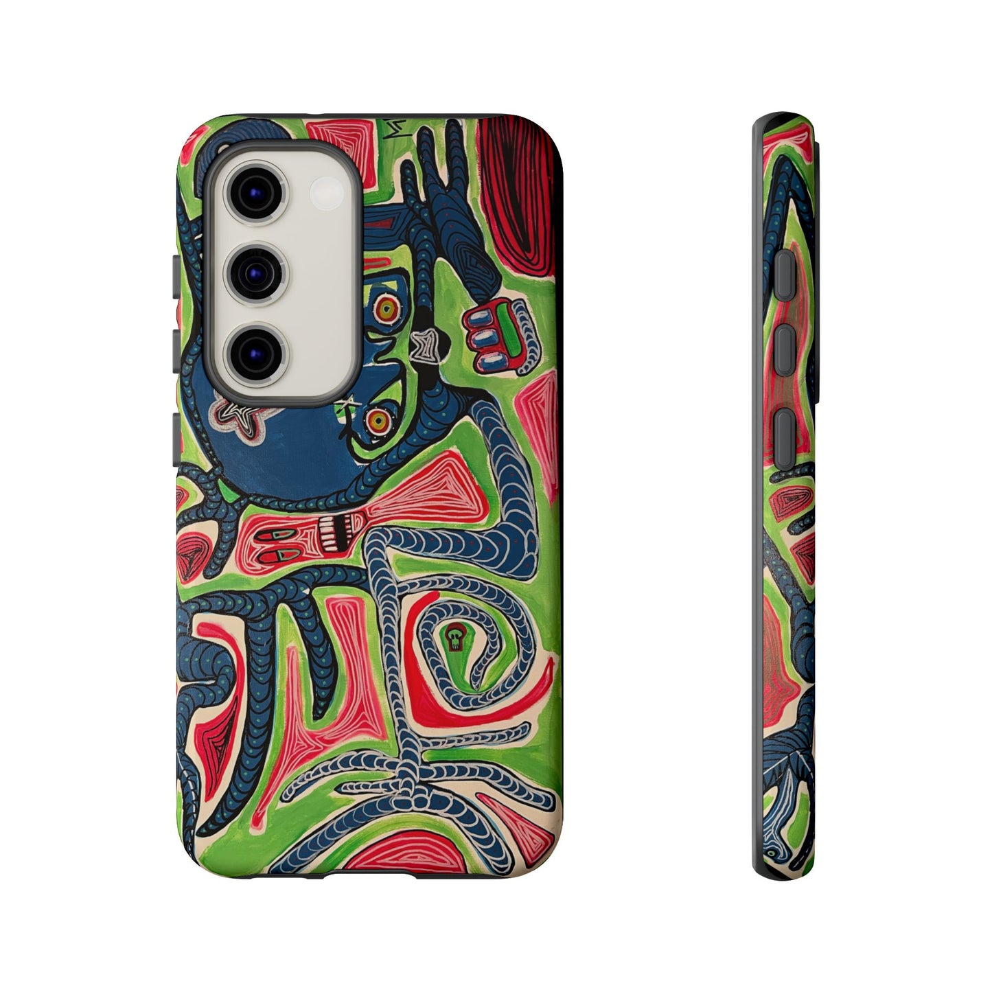 Abstract AFTERLIFE Phone Case — Bold Psychedelic Music Art
