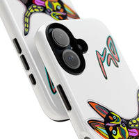 HUSKY  Colorful Abstract Dog Phone Case — 'MAD' Signature Protective Case