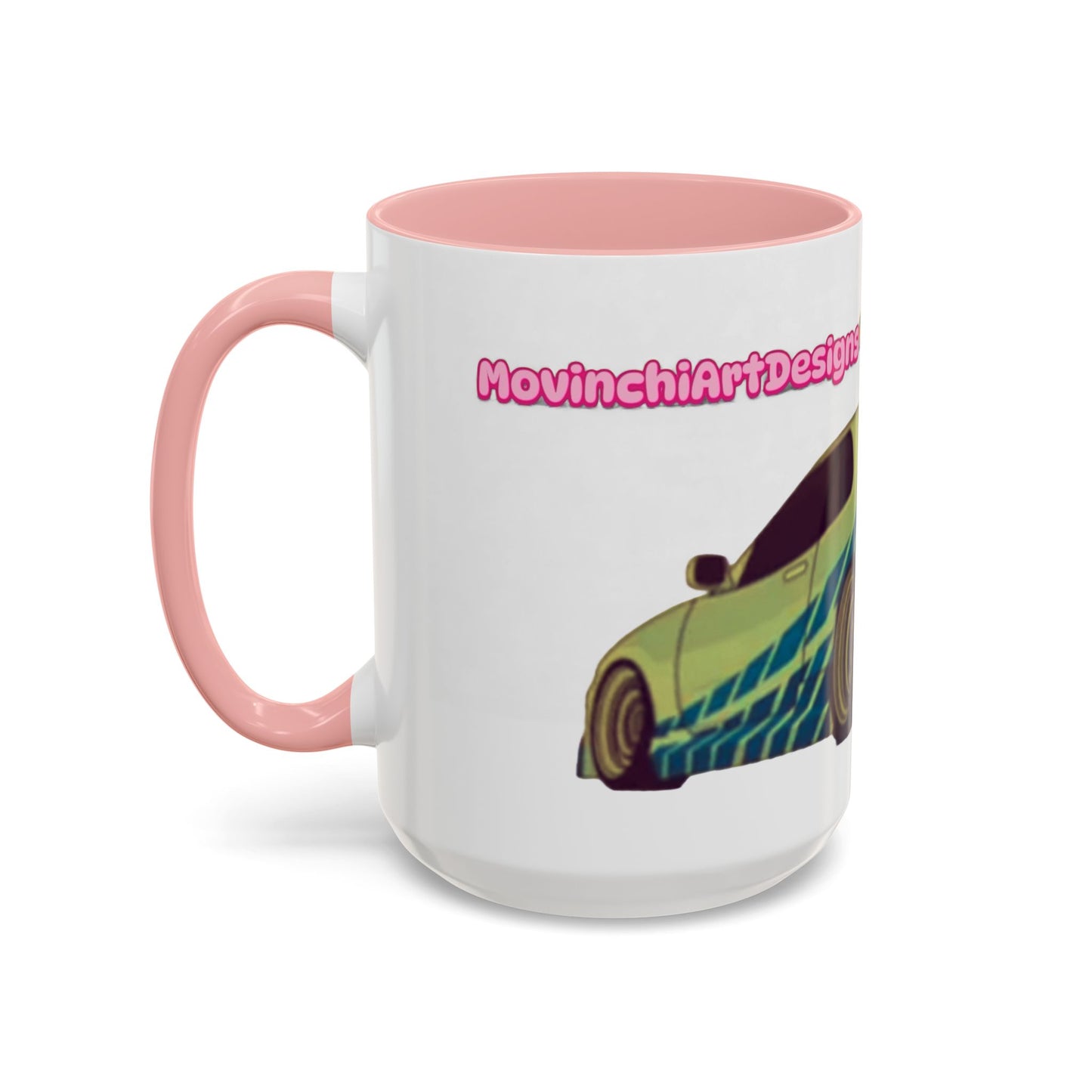 R34  Racing Skyline Accent Coffee Mug — Fast Car Drift Design (11/15oz)