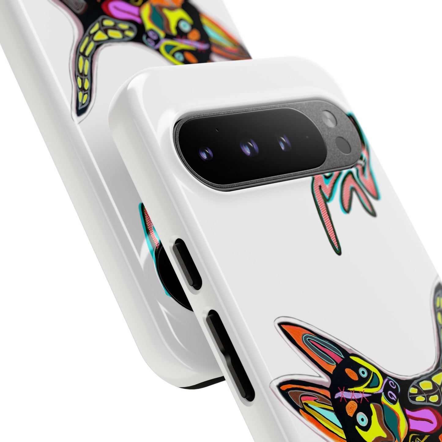 HUSKY  Colorful Abstract Dog Phone Case — 'MAD' Signature Protective Case