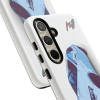 Melvin White Sports Car Phone Case - Retro Pop Art Supercar Protective Tough Case