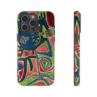 Abstract AFTERLIFE Phone Case — Bold Psychedelic Music Art