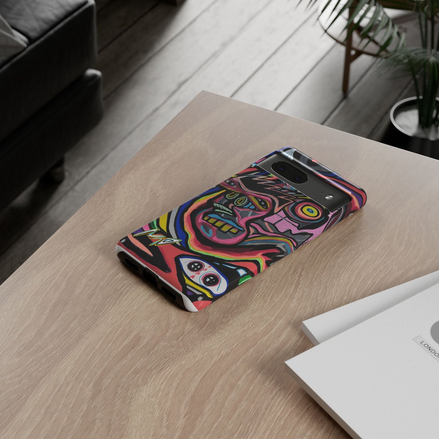 CRAZY Graffiti Phone Case — Colorful Street Art Protective Cover