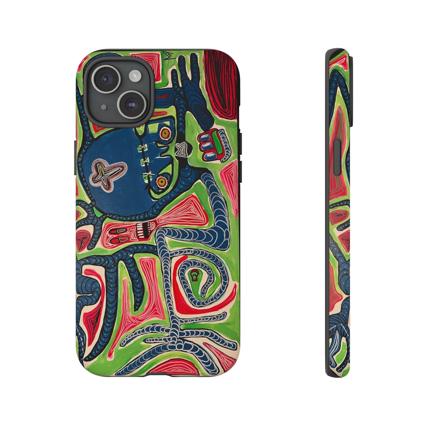 Abstract AFTERLIFE Phone Case — Bold Psychedelic Music Art