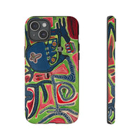 Abstract AFTERLIFE Phone Case — Bold Psychedelic Music Art