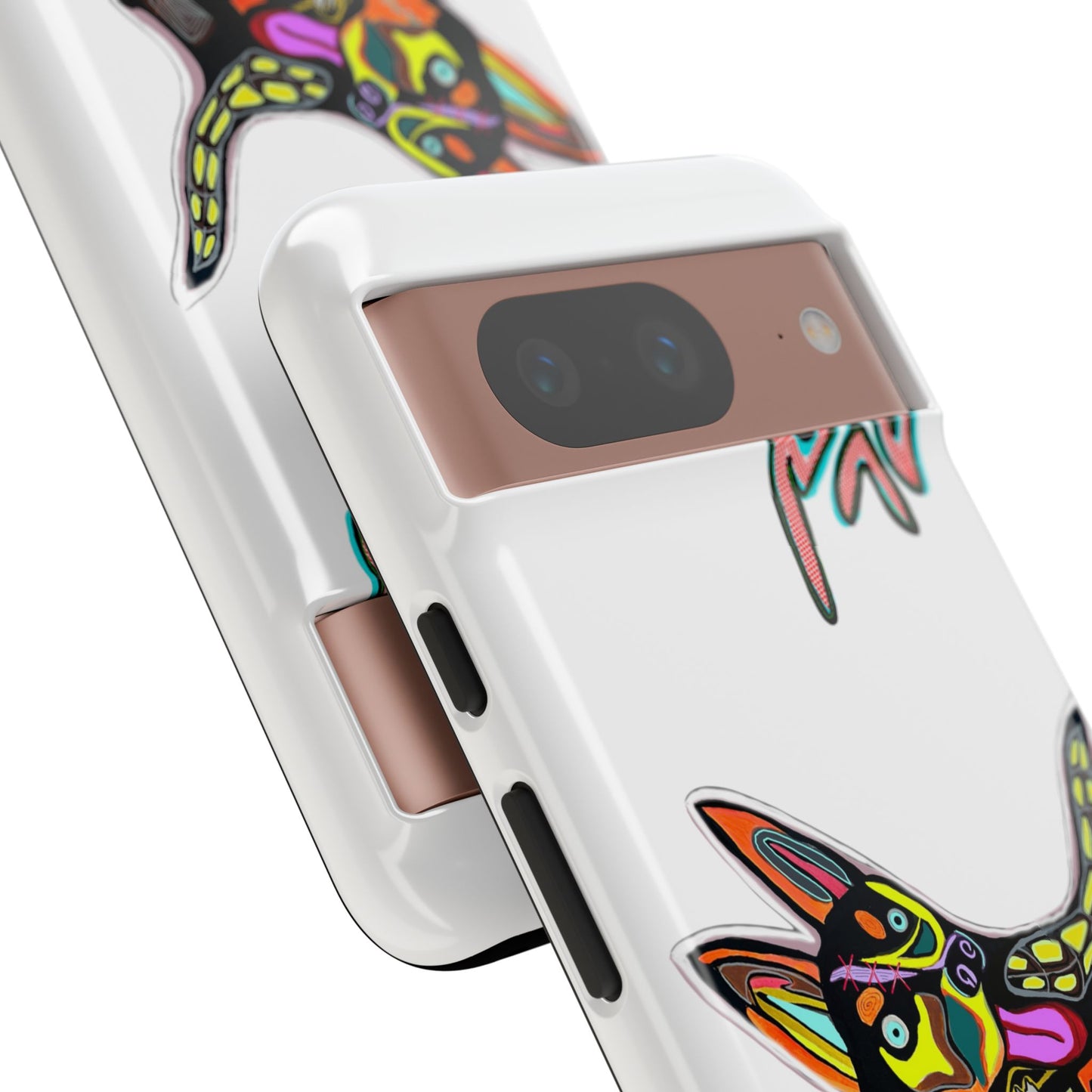 HUSKY  Colorful Abstract Dog Phone Case — 'MAD' Signature Protective Case