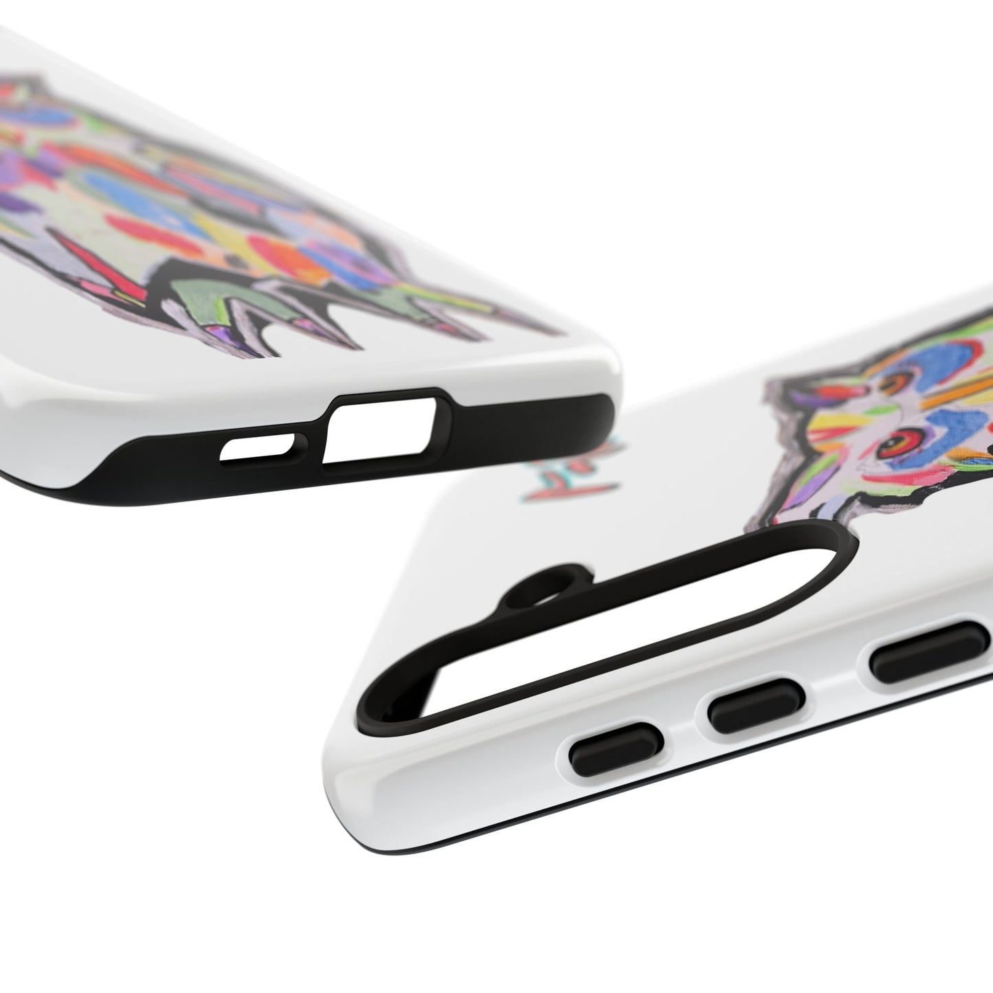 Colorful Owl Phone Case — Artistic Owl Illustration Tough Case