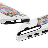 Colorful Owl Phone Case — Artistic Owl Illustration Tough Case