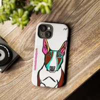 MR Bull Terrier Phone Case — Colorful Pop Art Tough Cases for Dog Lovers