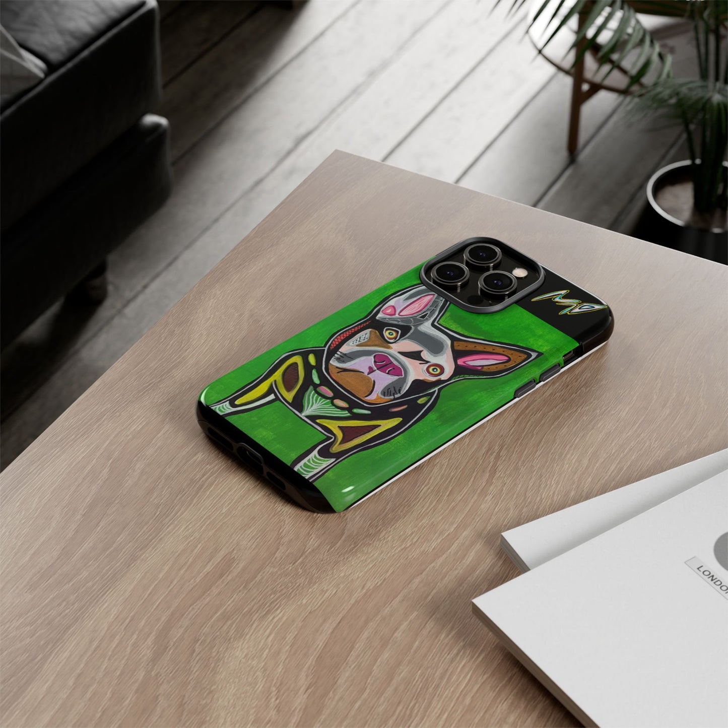 FRENCHIE  Art Phone Case – Colorful Pop Dog iPhone Cover
