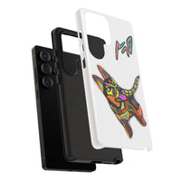 HUSKY  Colorful Abstract Dog Phone Case — 'MAD' Signature Protective Case