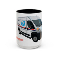 PROMASTER.  Coffee Mug — Postal Delivery Van Illustration