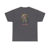 Graphic Tee — Colorful CRAZY TUNA  Illustration Back Print Tee