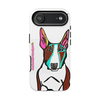 MR Bull Terrier Phone Case — Colorful Pop Art Tough Cases for Dog Lovers