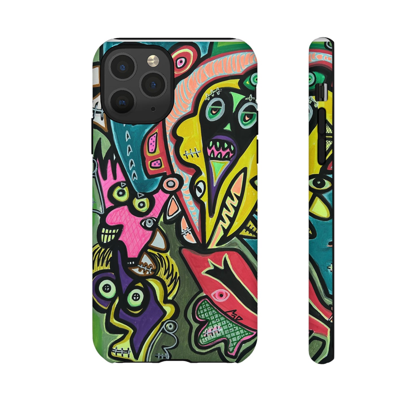 CONCERT  Abstract Graffiti Phone Case — Colorful Street Art Tough Cases