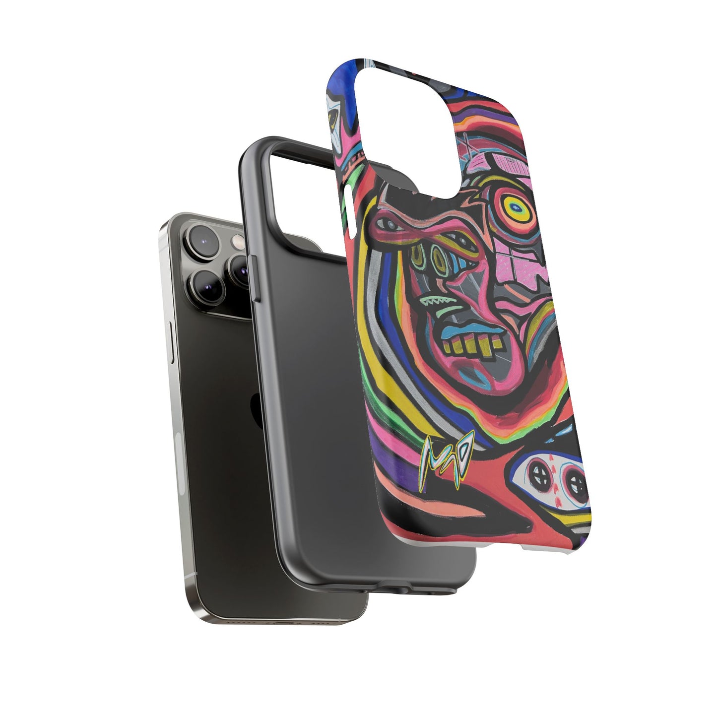 CRAZY Graffiti Phone Case — Colorful Street Art Protective Cover