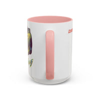 RX7  Coffee Mug — Yellow Sports Car Illustration Accent Mug
