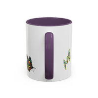 Colorful Butterfly Coffee Mug — Vibrant Monarch Art Accent Mug (11/15oz)