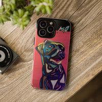 Colorful Pit LABRADOR Tough Phone Case — Vibrant Pop Art Dog Design