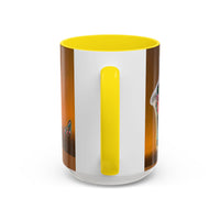 Colorful Doberman Accent Coffee Mug — Vibrant Dog Portrait Ceramic Mug (11/15oz)