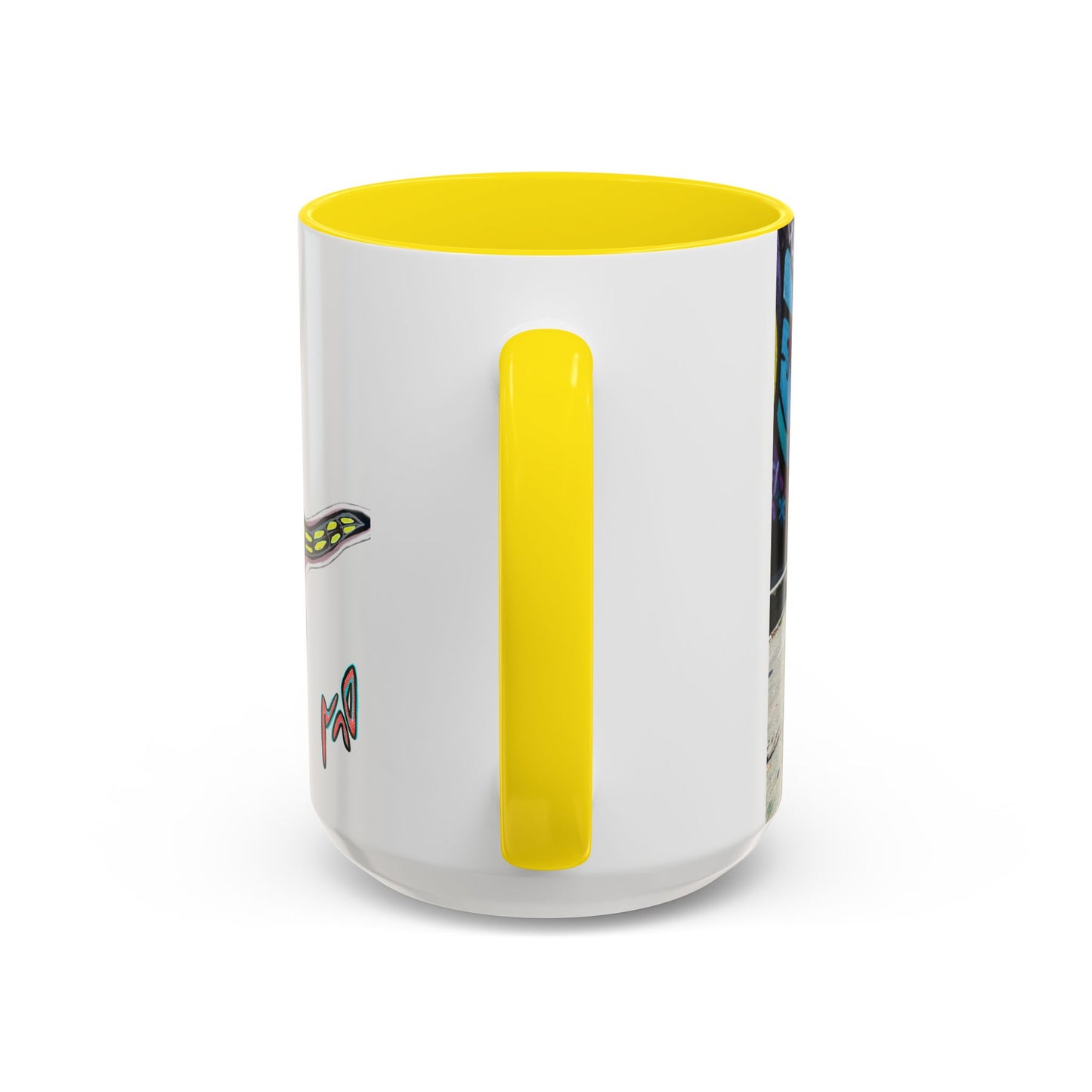 Colorful Pop Art Dog Accent Coffee Mug — Vibrant French Bulldog Design (11/15 oz)